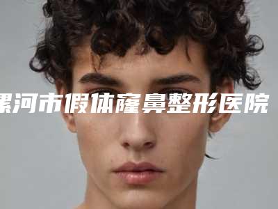 漯河市假体窿鼻整形医院上榜名单前十强一览名单公布（漯河市假体窿鼻整形整形医院）